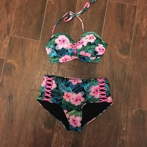 Tropical Print Bikini